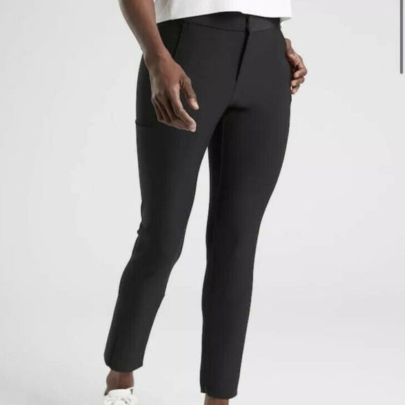 Athleta Pants - NWT- Athleta Stellar Trouser Pant Black Size 8, 6T